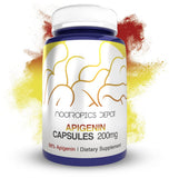 Nootropics Depot Apigénine: flacon de capsules 200 mg pour le stress.