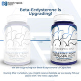 Capsules visibles – Nootropics Depot Beta-ecdysterone, format 500 mg