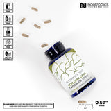 Nootropics Depot Ecklonia cava, capsules 250 mg; sommeil plus réparateur potentiel.