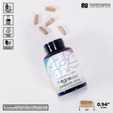 Nootropics Depot Erinamax Erinacine A, extrait bioactif potentiellement bénéfique pour la fonction neuronale.