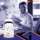 Capsules Synapsa 320 mg vue de près, support potentiel à la mémoire