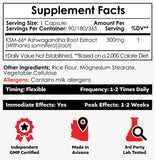 Nootropics Depot KSM-66 Ashwagandha – capsules: gélules faciles à intégrer.