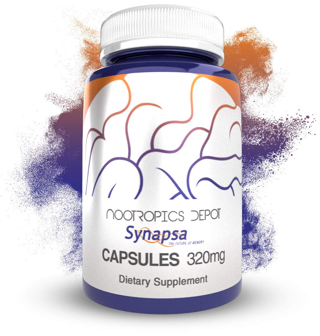 Nootropics Depot Synapsa capsules Bacopa Monnieri 320 mg facilitant concentration et apprentissage