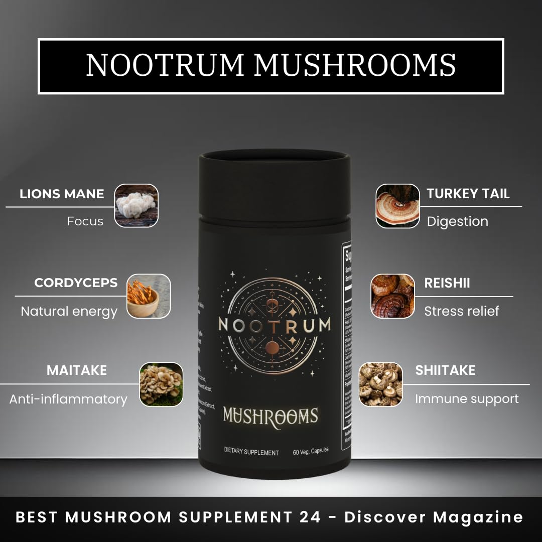 Nootrum Mushrooms — contrôle qualité et pureté garantis.
