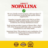 Nopalina Fibre Formule – fabrication américaine dans une installation certifiée.