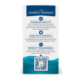 Dosage quotidien pratique pour Nordic Naturals Algae DHA avec bouchon-doseur.