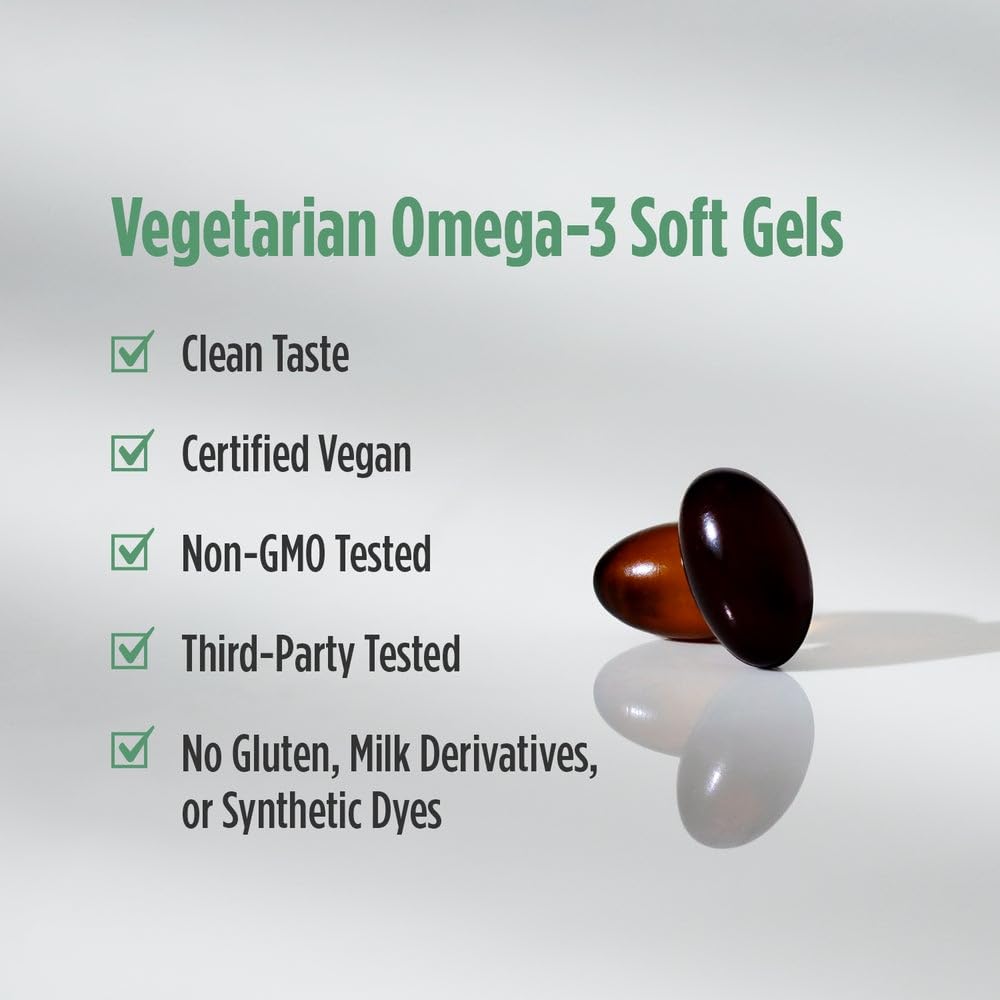 Nordic Naturals Algae Omega: sceau de pureté et tests tiers assurant fiabilité