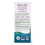 Étiquette claire Nordic Naturals Bebe-DHA sur emballage