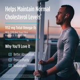 Emballage de Nordic Naturals Cholesterol Support, non-OGM et sans gluten ni lactose.