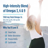 Nordic Naturals Complete Omega Xtra – saveur citron, prise agréable au quotidien.