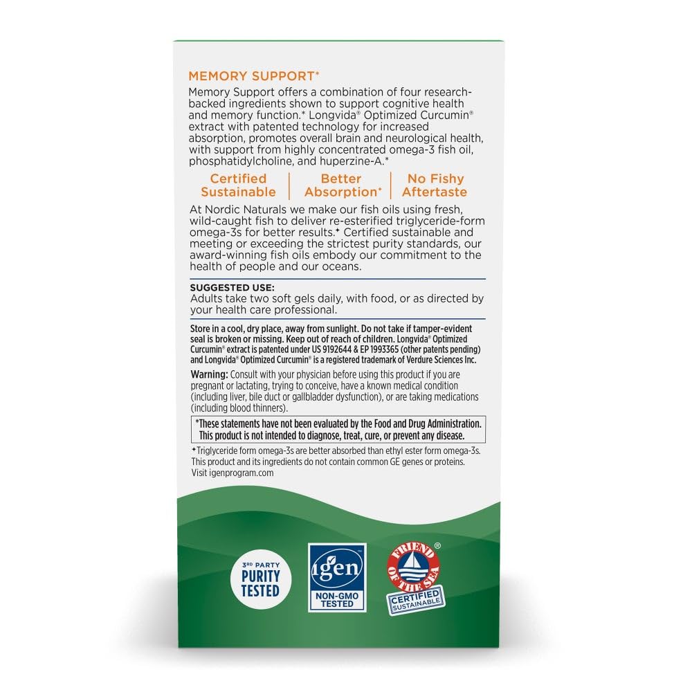 Curcumine optimisée et absorption améliorée dans la formulation Nordic Naturals