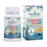 Nordic Naturals DHA Enfants Xtra – flacon coloré, soutien potentiel au développement cérébral et visuel.