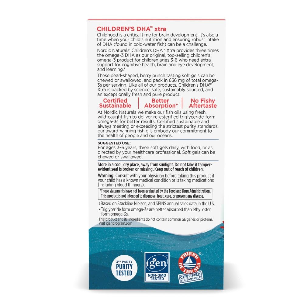 Gommes miniatures Nordic Naturals – faciles à mâcher pour les jeunes