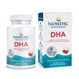 Nordic Naturals DHA fraise, bouteille de gélules, soutien cognitif potentiel