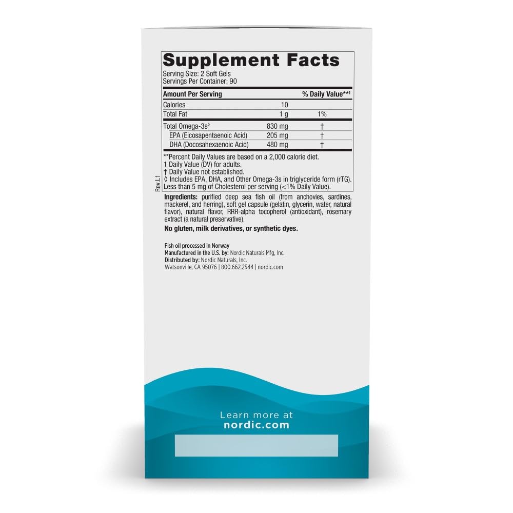 Nordic Naturals DHA gélules fraises — goût agréable et absorption facilitée