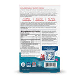Gommes DHA en sachets voyage Nordic Naturals, pratique pour l'ecole et les déplacements.