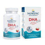 Nordic Naturals DHA Xtra, bouteille fraise, apport DHA concentré