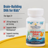 Nordic Naturals DHA Enfants Fraise – goût fruité facilitant la prise quotidienne.