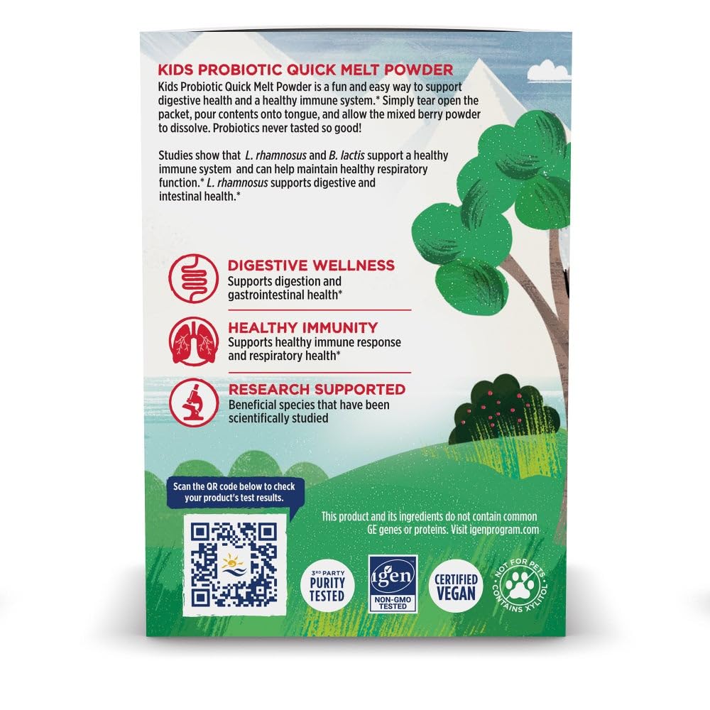 Nordic Naturals Probiotique Enfants – ne nécessite pas de réfrigération en déplacement.