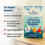 Gommes Nordic Naturals Enfants sans lactose, alternative adaptée.