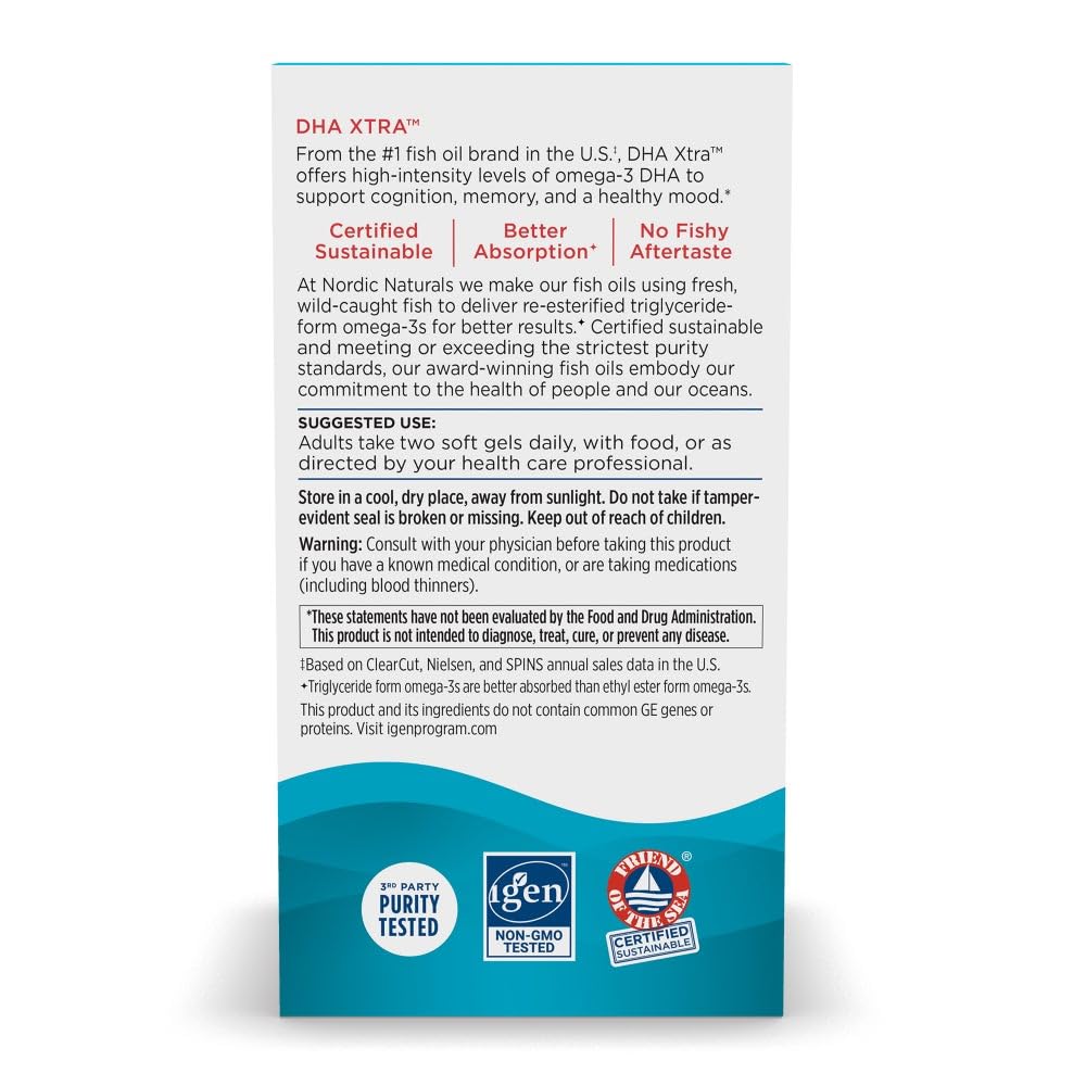 L'étiquette Nordic Naturals EPA Xtra assure transparence et traçabilité du produit.