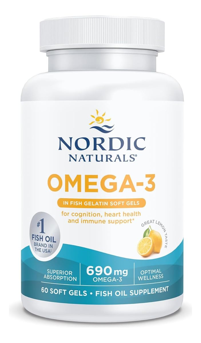 Étiquette Nordic Naturals non-GMO montrant les ingrédients