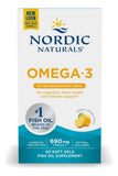 Gélules Nordic Naturals Omega-3 au citron, absorption optimale