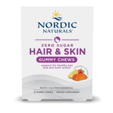 Gommes Nordic Naturals pour cheveux et peau Fraise-Citronnade, goût rafraîchissant et apaisant.