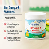 Nordic Naturals Omega-3 Gommes Tangerine, appréciées par enfants et adultes.