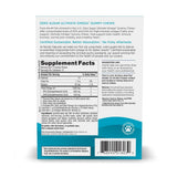 Gomme Nordic Naturals Omega Zéro Sucre, saveur tropicale, idéale en collations.