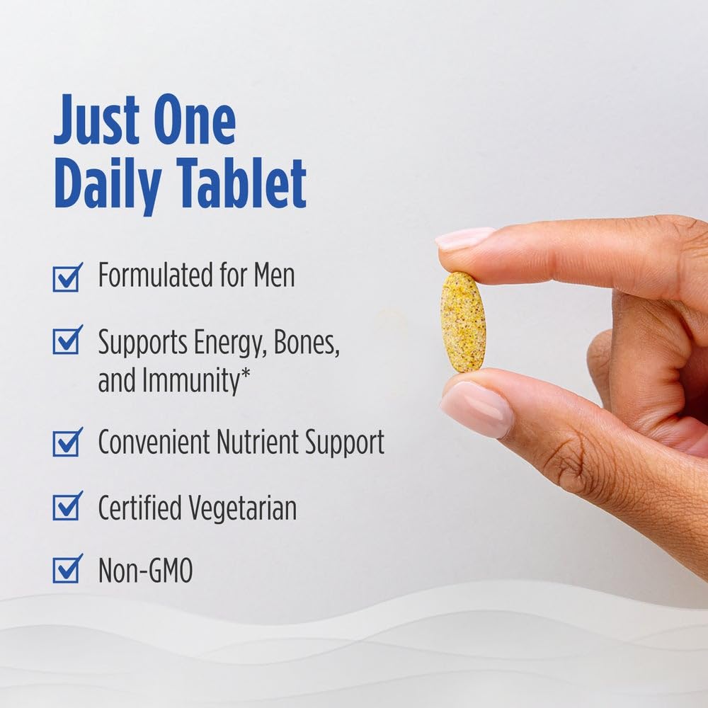 Nordic Naturals Men’s Multivitamin One Daily – absorption élevée: nutriments mieux absorbés par l’organisme.