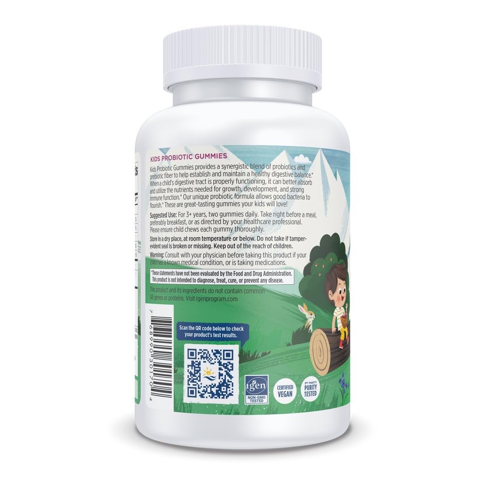 Saveur Merry Berry Punch, gommes faciles à croquer pour enfants avec Nordic Naturals.