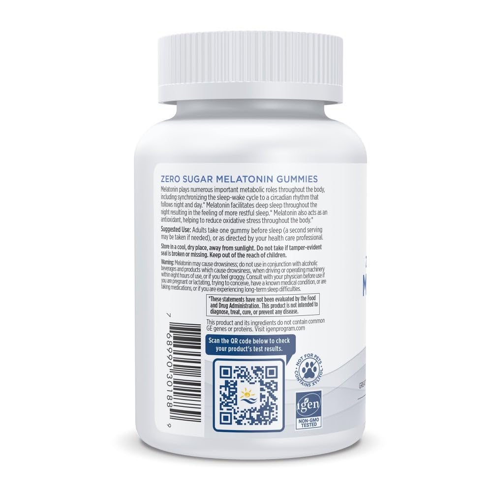 Texture gélifiée vegan – Nordic Naturals Mélatonine Gomme Framboise, prise facile avant le coucher