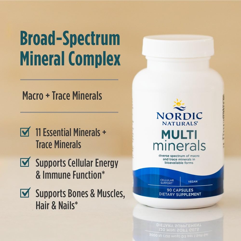 Nordic Naturals Multi Minéraux – Assurance qualité avec tests tiers et sécurité.