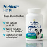 Nordic Naturals Omega-3 Pet coeur-sante: soutien potentiel du système cardio-vasculaire.