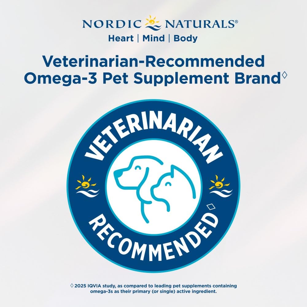 Nordic Naturals Omega-3 Pet immunite-soutien: soutien possible au système immunitaire.