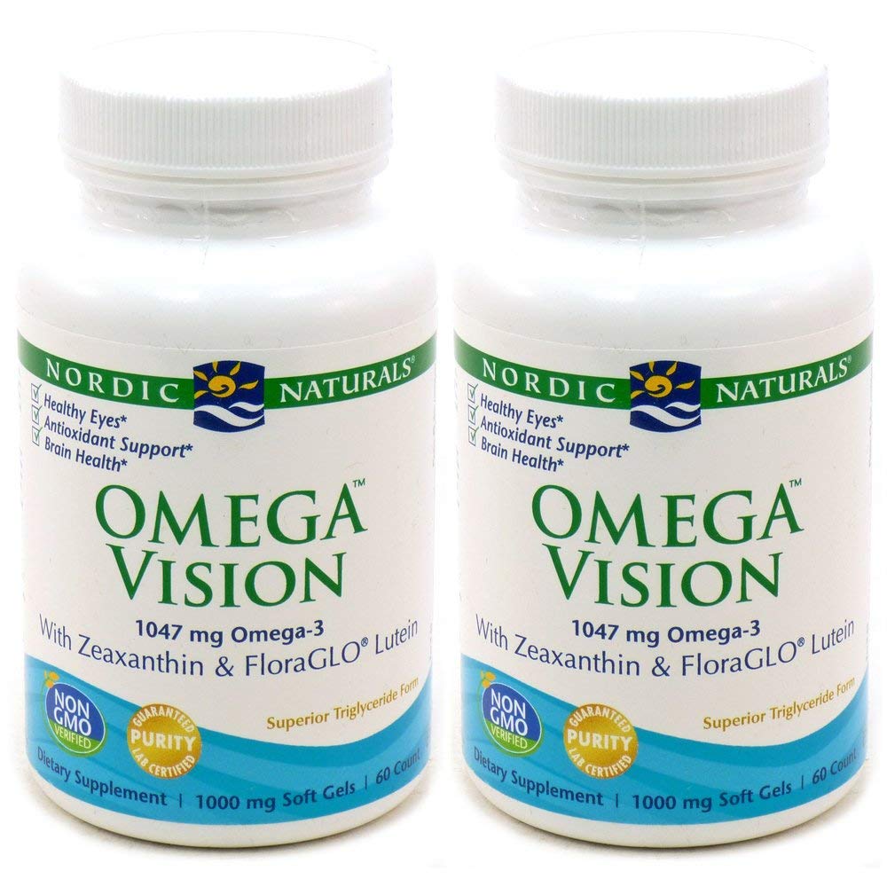 Omega Vision Nordic Naturals – gélules citron, soutien potentiel de la vision