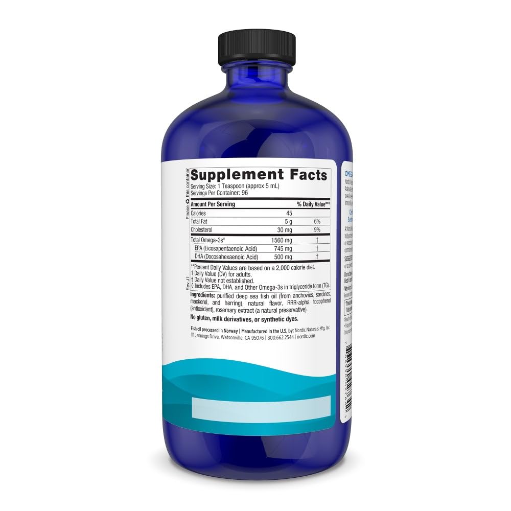 Nordic Naturals Omega-3 dose-quotidienne – dose mesurée pour faciliter l'apport journalier.