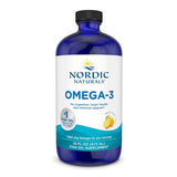 Nordic Naturals Omega-3 citron – bouteille savoureuse pour routine de bien-être.