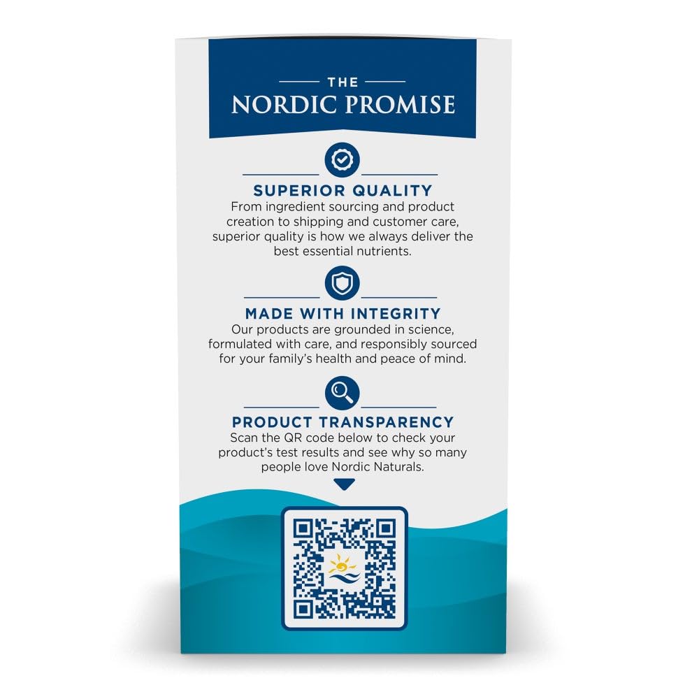 Boîte 60 gélules Nordic Naturals: dosage quotidien potentiel pour le cœur