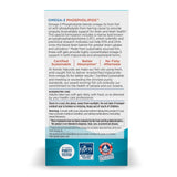 Étiquette claire Nordic Naturals Omega-3 Phospholipides: emballage informatif pour la routine