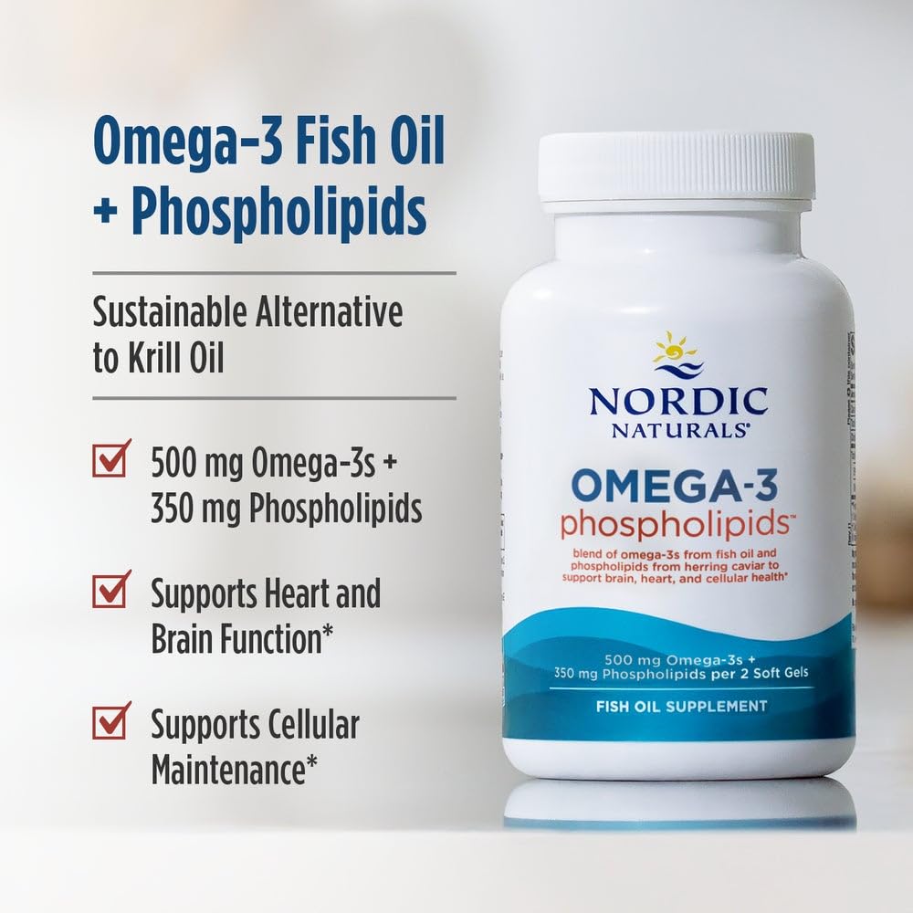 Approvisionnement durable: Omega-3 Phospholipides Nordic Naturals issus de sources durables