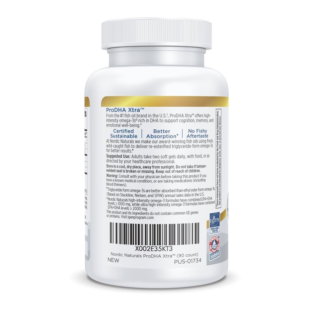 Gélules molles ProDHA Xtra: texture agréable et absorption potentielle
