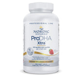 Nordic Naturals ProDHA 1000 fraise, bouteille prête à l’emploi, goût fruité pour une routine quotidienne.