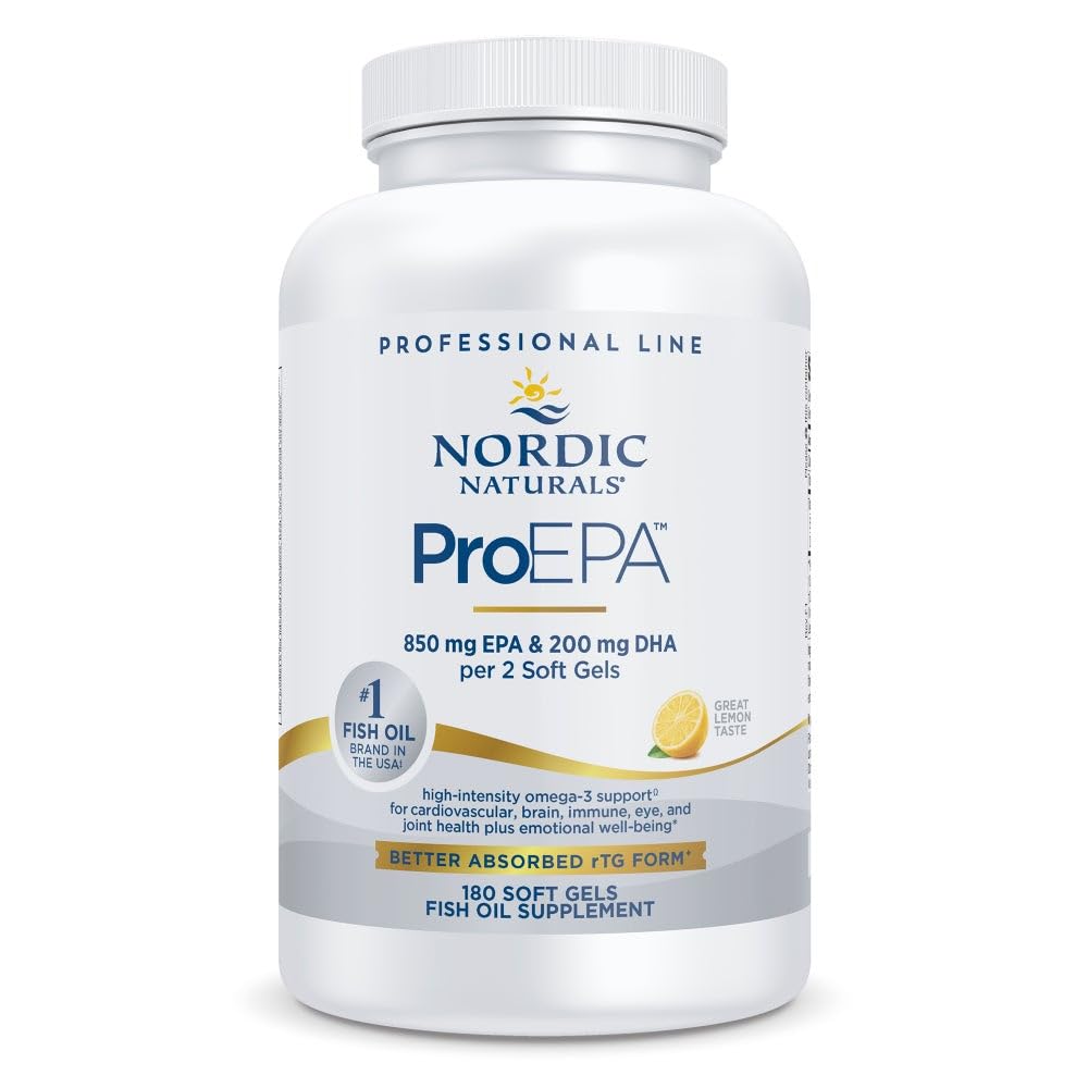 Nordic Naturals ProEPA citron - bouteille: soutien potentiel pour une humeur équilibrée au quotidien.