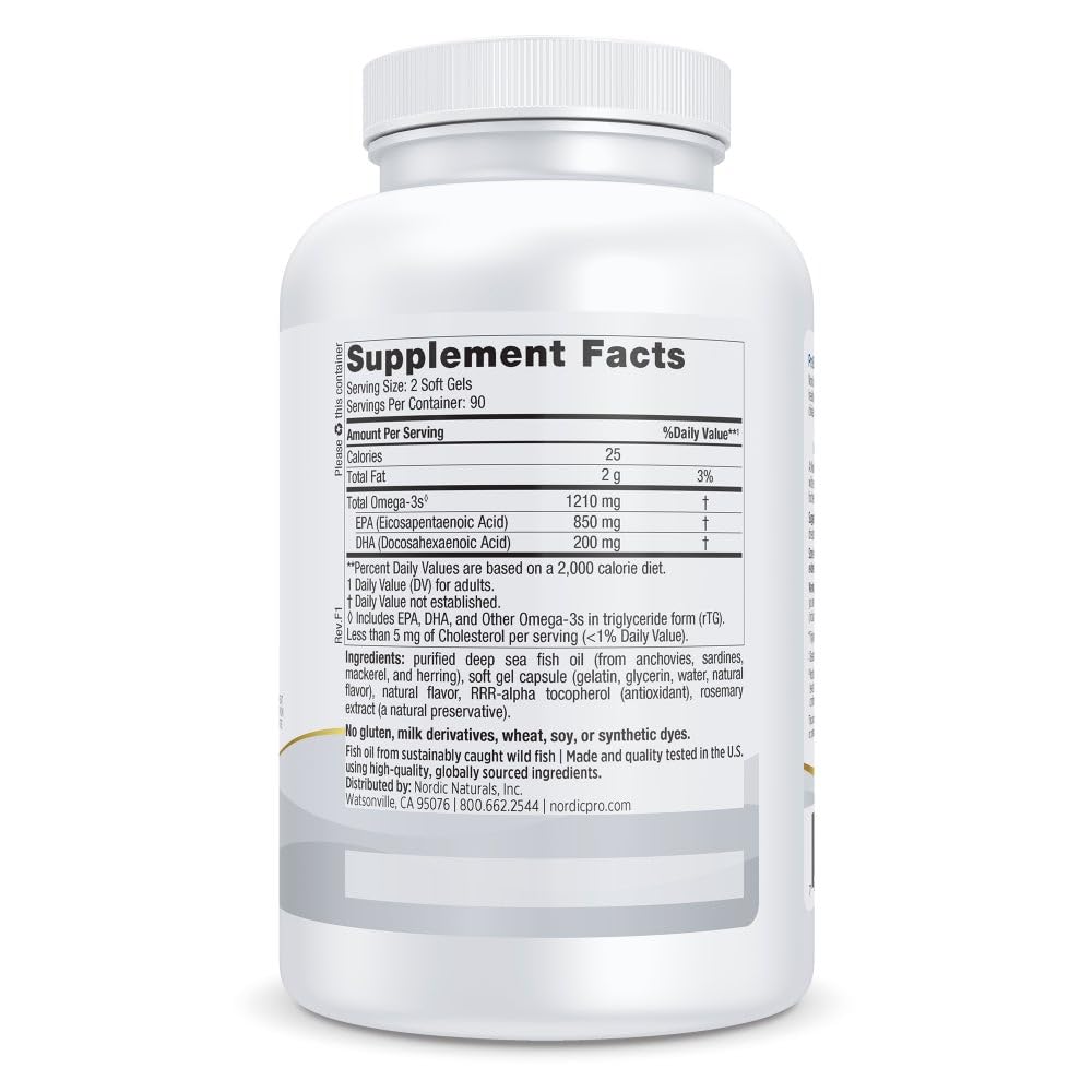 Nordic Naturals ProEPA citron - gelules: goût citron agréable et prise simple.