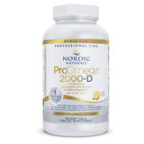 Nordic Naturals ProOmega 2000-D, bouteille citron, apport quotidien en oméga-3.