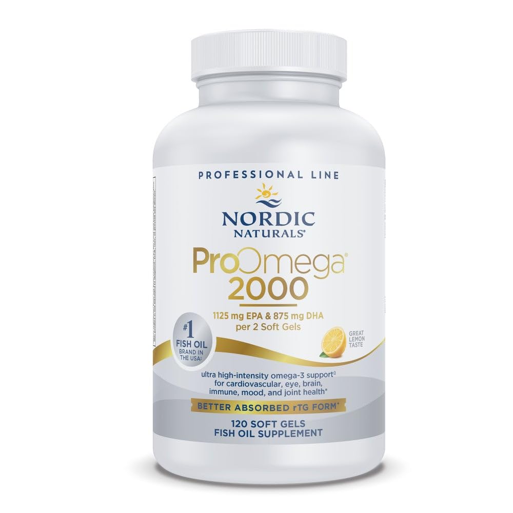 Nordic Naturals ProOmega 2000 – gelules citron, goût frais et potentiel soutien cérébral