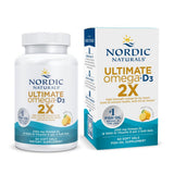 Nordic Naturals Ultimate Omega 2X - Bouteille visible, soutien potentiel au bien-être quotidien.