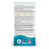 Étiquette sans OGM et sans gluten sur l’emballage Nordic Naturals.